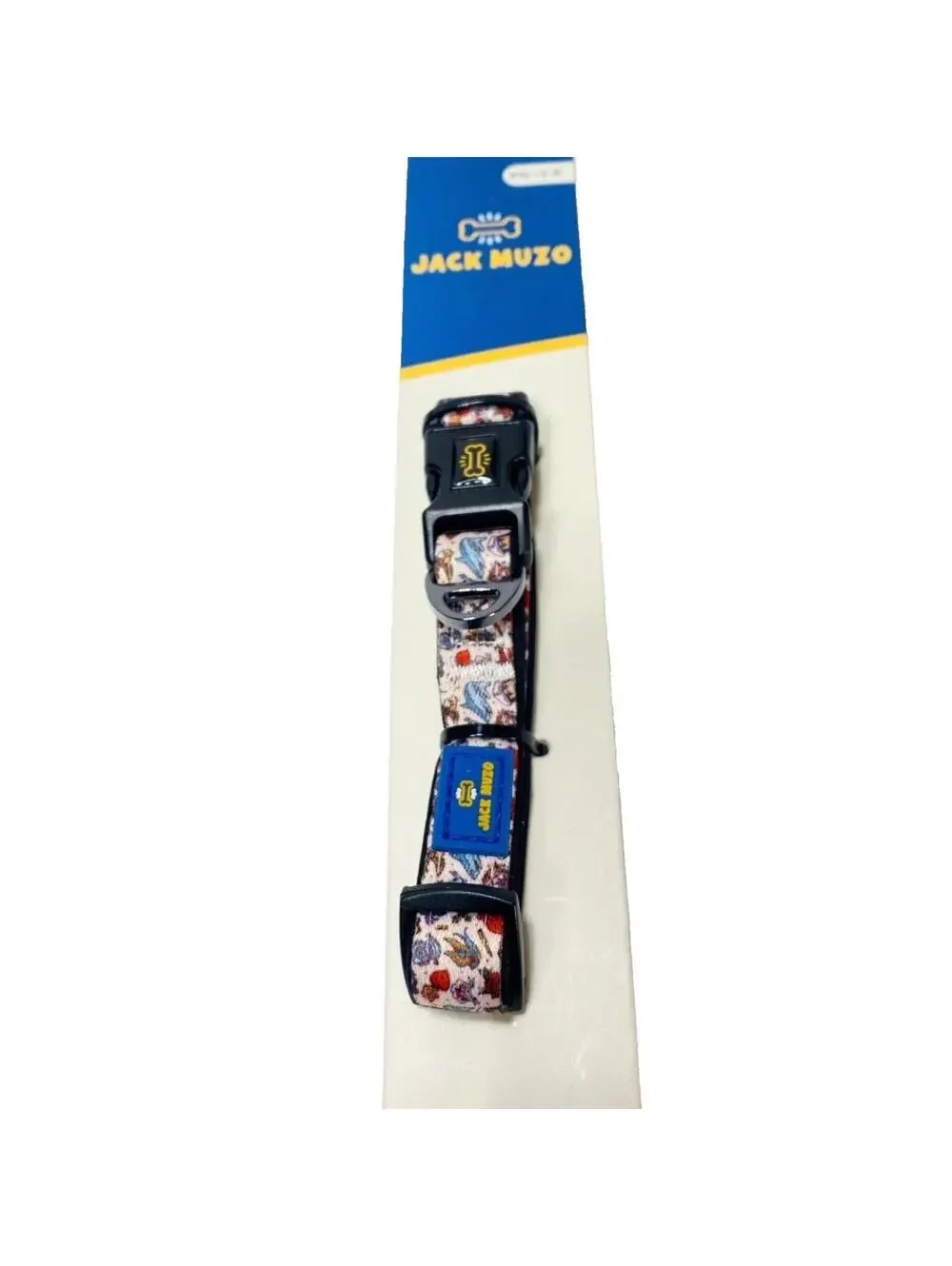 Vintage Tattoo Pirate Design Dog Collar White XS Dogs Padded Comfort New